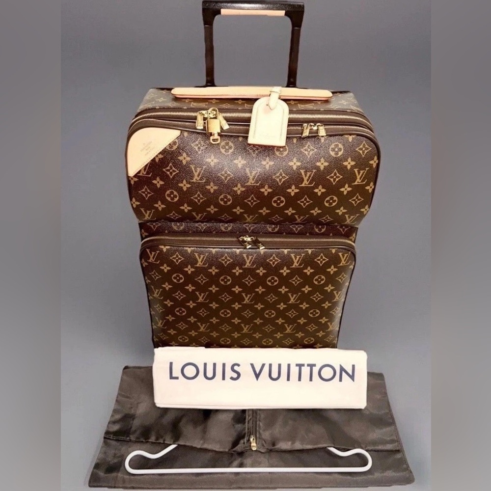 Louis Vuitton Pegase Top Business Monogram Suitcase Bag Pristine 🛍️